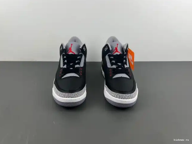 Cheap MAX Air DN3707-010 Cement 3 Black Jordan 0424
